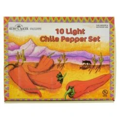 Kurt S Adler Chili Pepper String Set (22185) -Kurt S. Adler 221855md