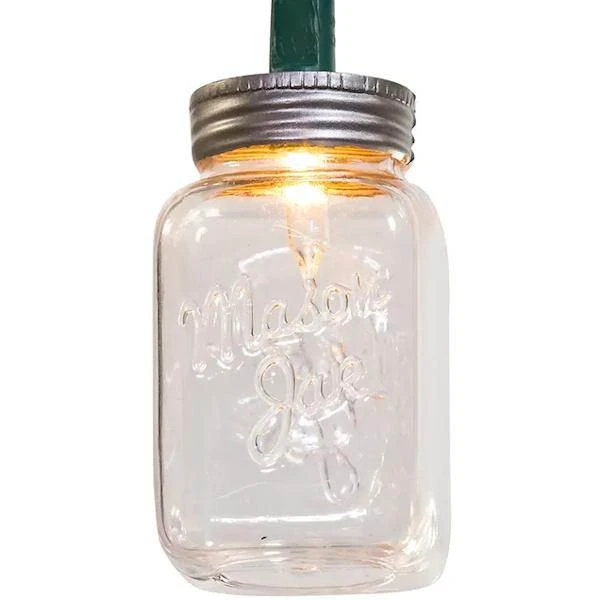 Kurt S. Adler Mason Jar Light String (37196) 5 Kurt S. Adler Mason Jar Light String (37196) - Image 3
