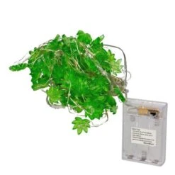 Kurt S. Adler LED Fairy Light Cannabis Curtain Light Set (69123) -Kurt S. Adler 69123add2md